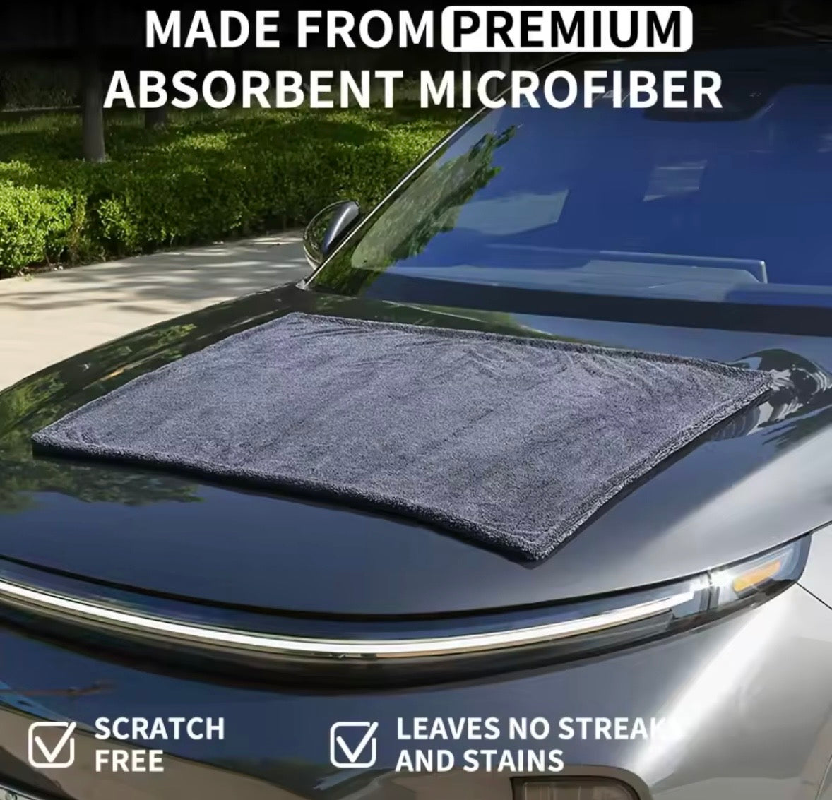 1400 GSM Premium Microfiber Car Drying Towel